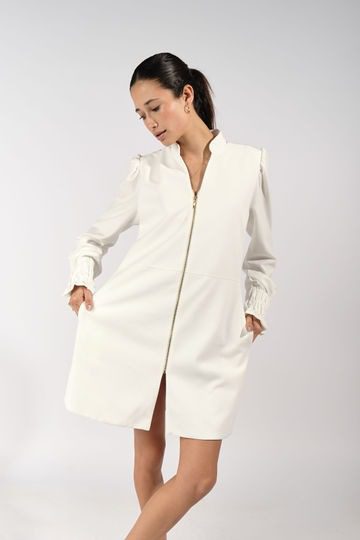 Bata médica mujer Executive color blanco – vista 05